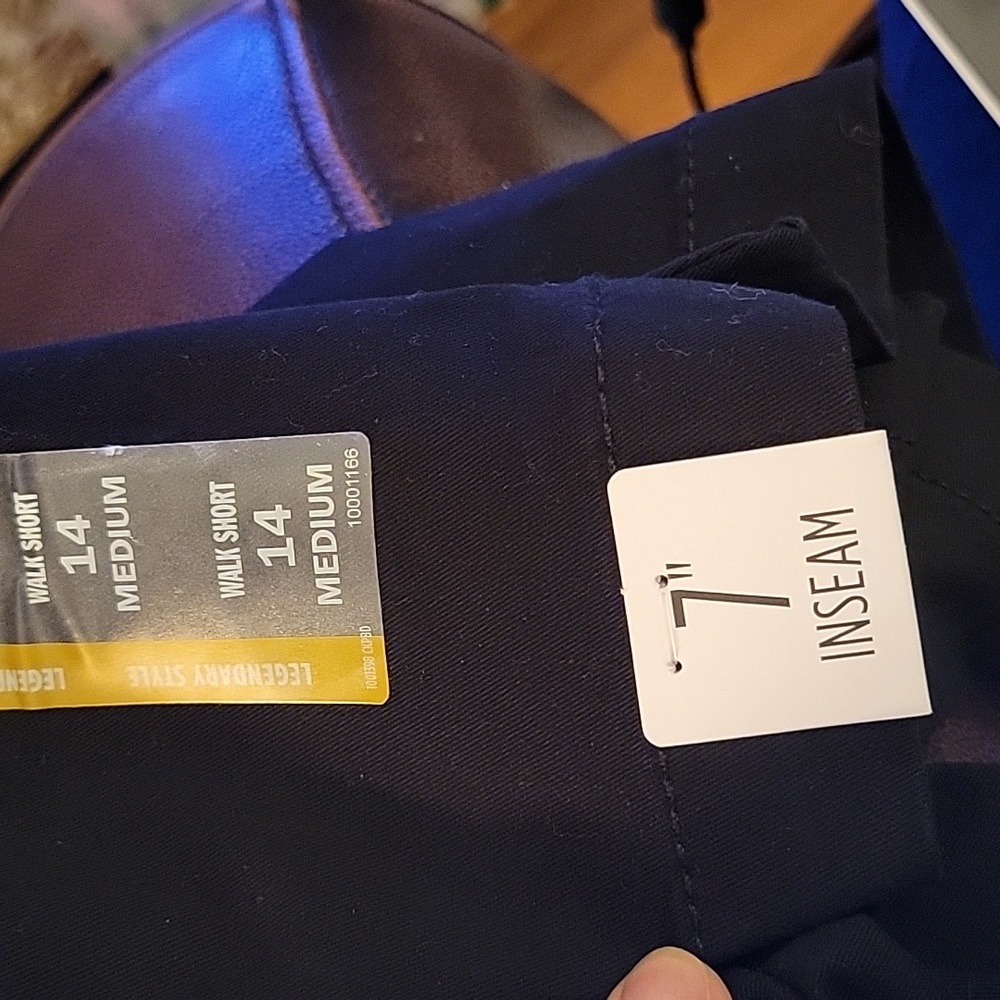 Lee Regular fit black chino stretch walkshort mid rise 7" inseam size 14 NEW… - Picture 14 of 14